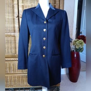 Ralph Lauren Vintage Navy Jacket w/ Velvet Collar SIZE 4